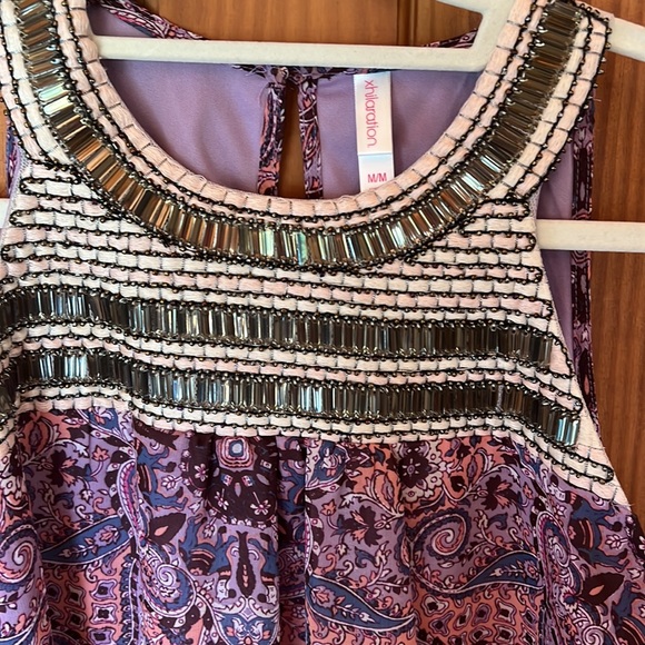 Embellished Shift Dress Size M - Picture 2 of 4